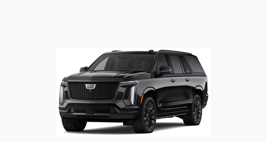 Black Cadillac Escalade ESV luxury SUV